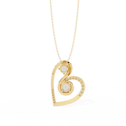 Double Glow Heart Pendant