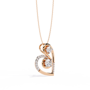 Double Glow Heart Pendant