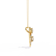 Double Glow Heart Pendant