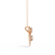 Double Glow Heart Pendant