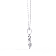 Rosy Bloom Heart Pendant