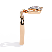 Twin Heart Embrace Ring