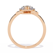 Twin Heart Embrace Ring