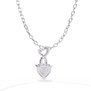 Infinity Heart Drop Pendant
