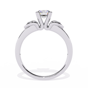 Soft Curve Heart Frame Ring