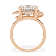 Petite Heart Side-Stone Ring