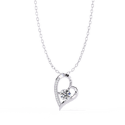 golden Heart Embrace Pendant