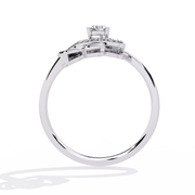 Interlinked Heart Knot Ring