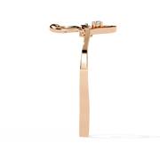 Floating Heart Whisper Ring