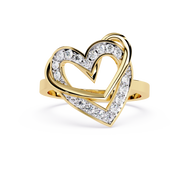 Eternal Heart Outline Ring