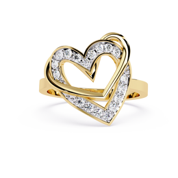 Eternal Heart Outline Ring