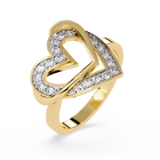Eternal Heart Outline Ring
