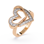 Eternal Heart Outline Ring