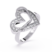 Eternal Heart Outline Ring