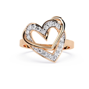 Eternal Heart Outline Ring
