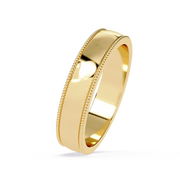 Beaded Edge Classic Band Single