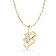 Triple Promise Heart Pendant