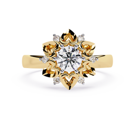 Raised Solitaire Setting Ring