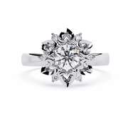 Raised Solitaire Setting Ring