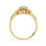 Raised Solitaire Setting Ring