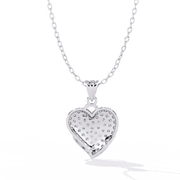 golden Bloom Heart Pendant