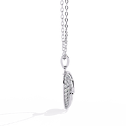 golden Bloom Heart Pendant