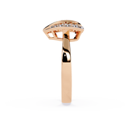 Heart Embrace Solitaire Ring