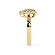 Heart Embrace Solitaire Ring