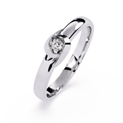 Heart Diamond Ring Single