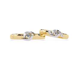 Heart Diamond Ring Couple