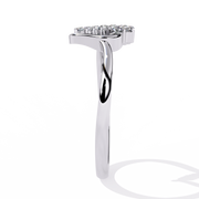 Half-Glow Heart Ring