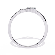 Half-Glow Heart Ring