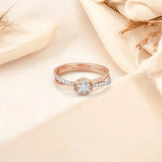 Dazzling Halo Diamond Finger Ring