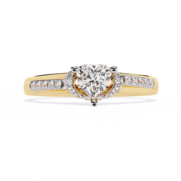 Heart Halo Grace Ring