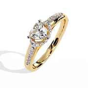 Heart Halo Grace Ring