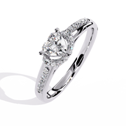 Heart Halo Grace Ring