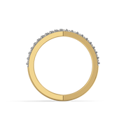 0.37ct Lab Grown Diamond Ring in 18kt Gold Vermeil