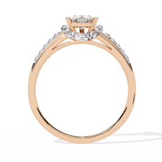 Heart Halo Grace Ring