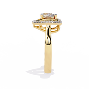 Wrapped Heart Embrace Ring