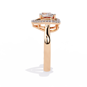 Wrapped Heart Embrace Ring