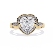 Petal Heart Bloom Ring