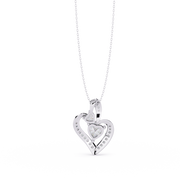 Cherished Duo Heart Pendant