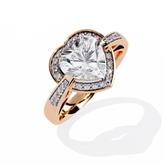 Petal Heart Bloom Ring