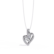 Cherished Duo Heart Pendant