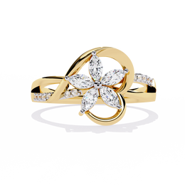 Classic Heart Halo Ring