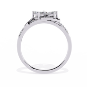 Classic Heart Halo Ring