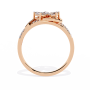 Classic Heart Halo Ring