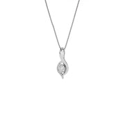Eye Twist Dawn Diamond Pendant