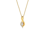 Eye Twist Dawn Diamond Pendant