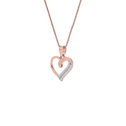 Heart Bloom Diamond Pendant